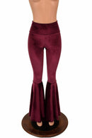 Burgundy Stretch Velvet Fabric - Coquetry Clothing