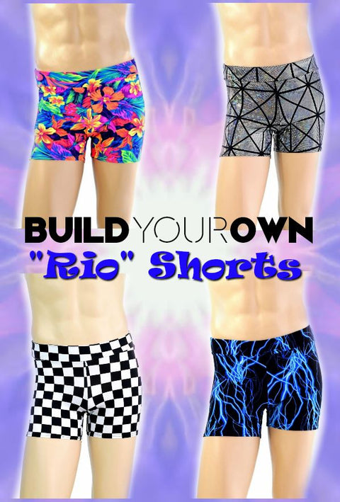 Mens Build Your Own "Rio" Midrise Shorts - Coquetry Clothing