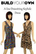 Build Your Own A-Line Drawstring Keyhole Dress - 1