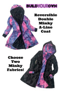 Build Your Own Reversible Double Minky A Line Coat - 1