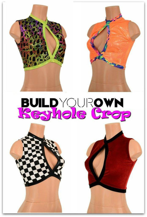 Build Your Own Keyhole Crop Top - Coquetry Clothing