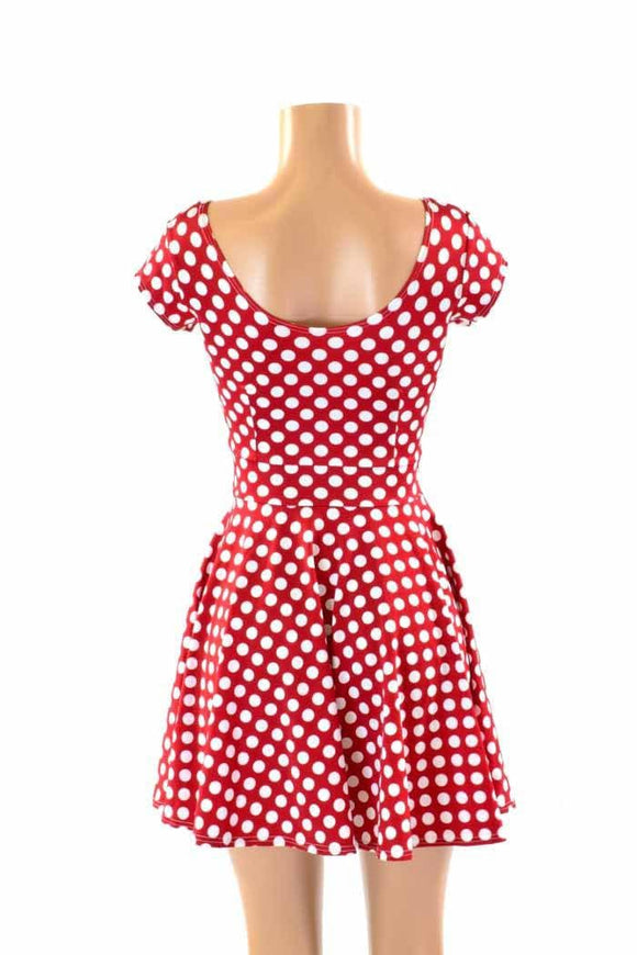 Cap Sleeve "Minnie" Skater Dress - Coquetry Clothing