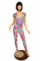 Cap Sleeve Side Panel Catsuit - Coquetry Clothing