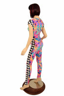 Cap Sleeve Side Panel Catsuit - Coquetry Clothing