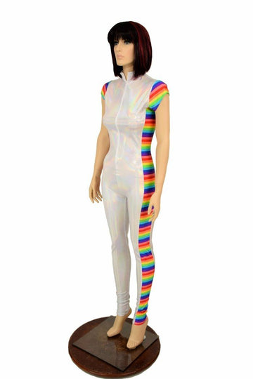 Cap Sleeve Side Panel Catsuit - Coquetry Clothing