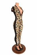 Cap Sleeve Side Panel Catsuit - Coquetry Clothing
