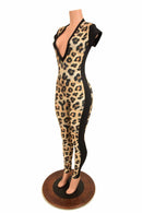 Cap Sleeve Side Panel Catsuit - Coquetry Clothing