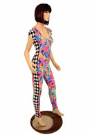 Cap Sleeve Side Panel Catsuit - Coquetry Clothing