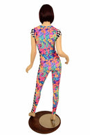 Cap Sleeve Side Panel Catsuit - Coquetry Clothing
