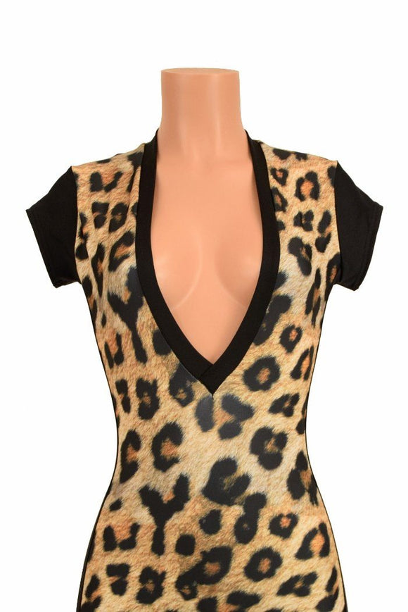 Cap Sleeve Side Panel Catsuit - Coquetry Clothing