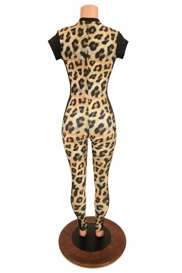 Cap Sleeve Side Panel Catsuit - Coquetry Clothing