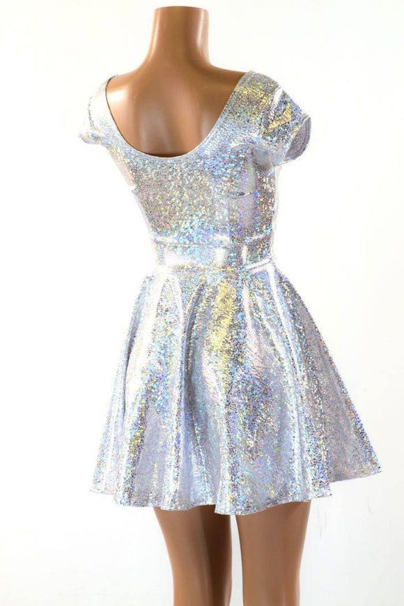 Cap Sleeve Skater Dress - Coquetry Clothing