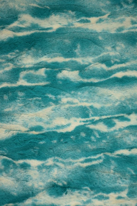 Caribbean Minky Faux Fur Fabric - Coquetry Clothing