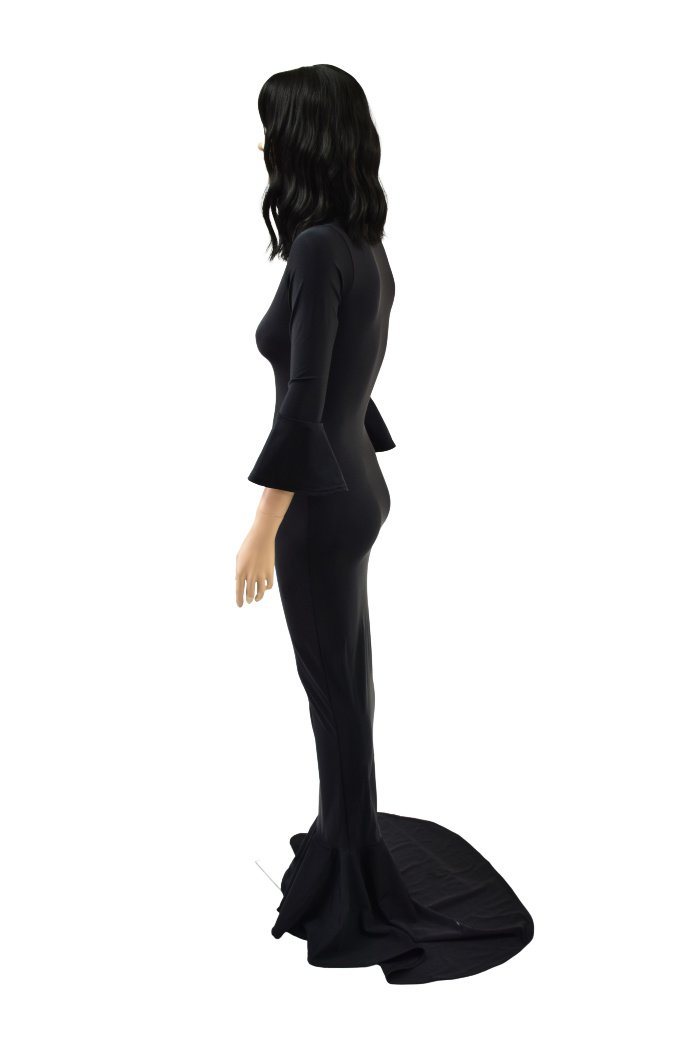 Cartoon Style Morticia Hobble Gown - Coquetry Clothing 2XL Cartoon Style Morticia Hobble Gown - Coquetry Clothing 2XL