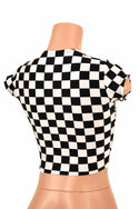 Checkered Crop Top - 4
