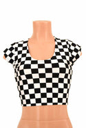 Checkered Crop Top - 3