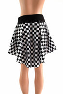 Checkered Hi - Lo Mini Skirt - Coquetry Clothing