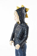Childrens Black & Gold Dragon Hoodie - Coquetry Clothing