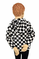 Childrens Black & White Hoodie - Coquetry Clothing
