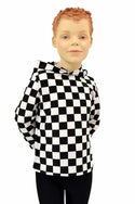 Childrens Black & White Hoodie - 6