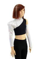 Childrens Size Single Arm Victoria Bolero and Fingerless Glove Set in Flashbulb - Coquetry Clothing