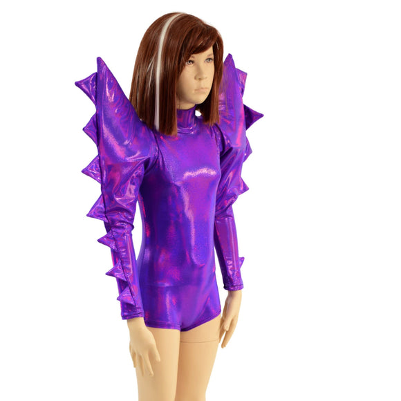 Childrens Spiked Mega Sharp Shoulder Romper - Coquetry Clothing