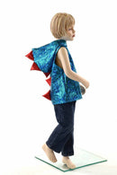 Childrens Turquoise & Red Dragon Hoodie - Coquetry Clothing