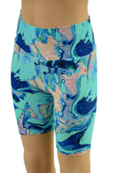 Childrens Unisex Bike Shorts in Lapis Lagoon - Coquetry Clothing