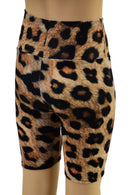 Childrens Unisex Bike Shorts in Leopard Print - Coquetry Clothing