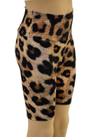 Childrens Unisex Bike Shorts in Leopard Print - Coquetry Clothing