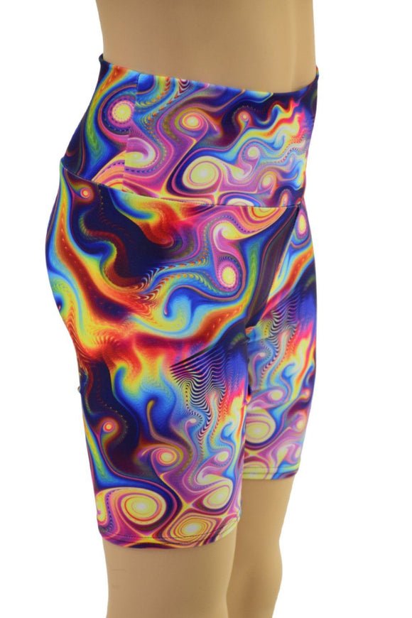 Childrens Unisex Bike Shorts in Meteorite - Coquetry Clothing