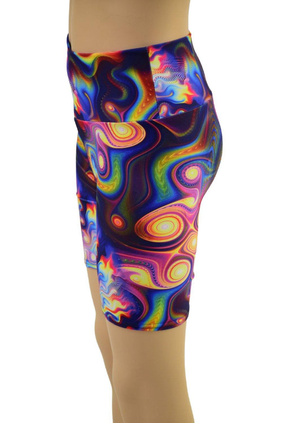 Childrens Unisex Bike Shorts in Meteorite - Coquetry Clothing