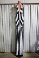 Circus Striped Stilting Costume - Coquetry Clothing