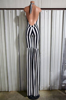 Circus Striped Stilting Costume - Coquetry Clothing