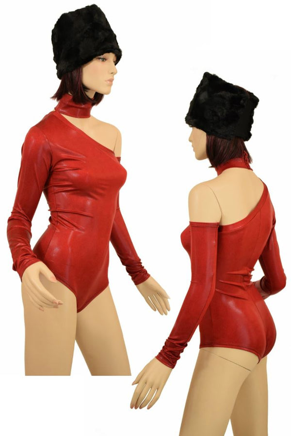 Coagulant Siren Cut Romper & Minky Hat - 1