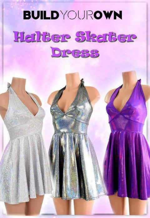 Build Your Own Halter Skater Dress - Coquetry Clothing
