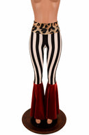 Color Block High Waist Bell Bottom Flares - Coquetry Clothing