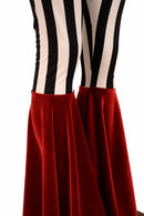 Color Block High Waist Bell Bottom Flares - Coquetry Clothing