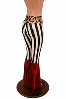 Color Block High Waist Bell Bottom Flares - Coquetry Clothing