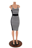 Color Blocked Side Panel Wiggle Dress with Cargo Pockets - Coquetry Clothing