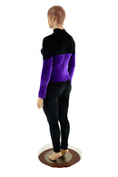 Color Blocked Velvet Cadet Suit - Coquetry Clothing