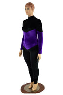Color Blocked Velvet Cadet Suit - Coquetry Clothing