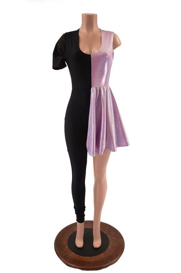 Color Split Gender Bender Suit - Coquetry Clothing