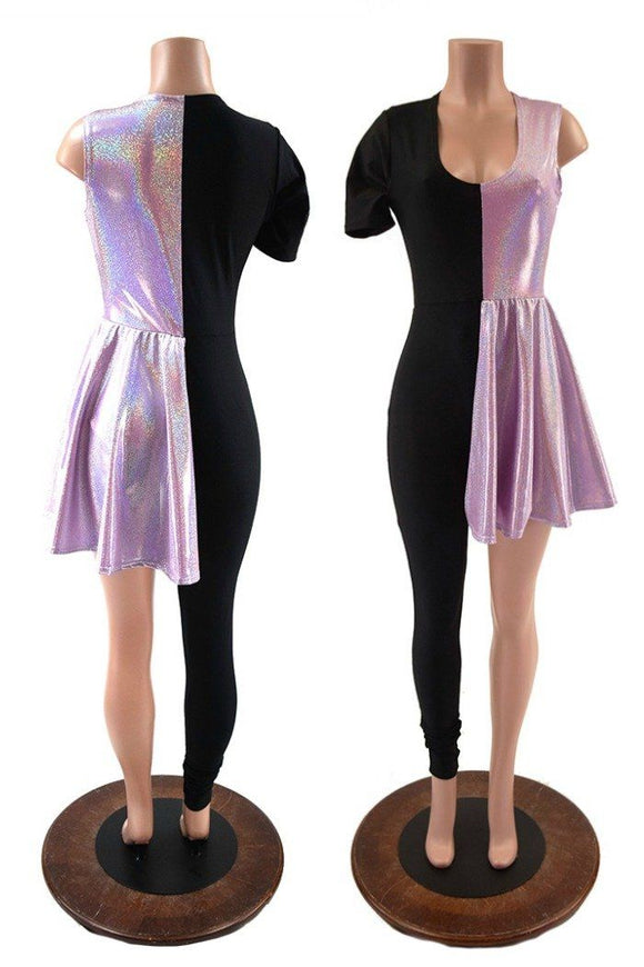 Color Split Gender Bender Suit - Coquetry Clothing