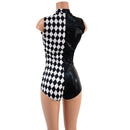 Color Split Sleeveless "Stella" Romper - Coquetry Clothing