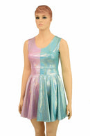 Color Split Two Tone Tank Dress - Coquetry Clothing