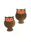 Copper & Orange Hoot Hoot Pasties - Coquetry Clothing