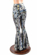 Cracked Tile High Waist Bell Bottom Flares - Coquetry Clothing