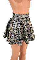 Cracked Tile Rave Mini Skirt - Coquetry Clothing