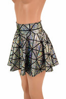 Cracked Tile Rave Mini Skirt - Coquetry Clothing